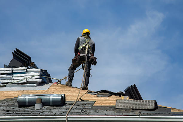 Professional Roof Installation technician working in Hamilton, MO